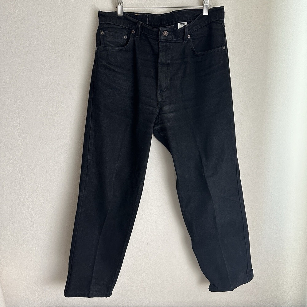 Vtg Levi's 550 Relaxed Fit Tapered Leg Jeans Mens 32x29 Black Made in USA